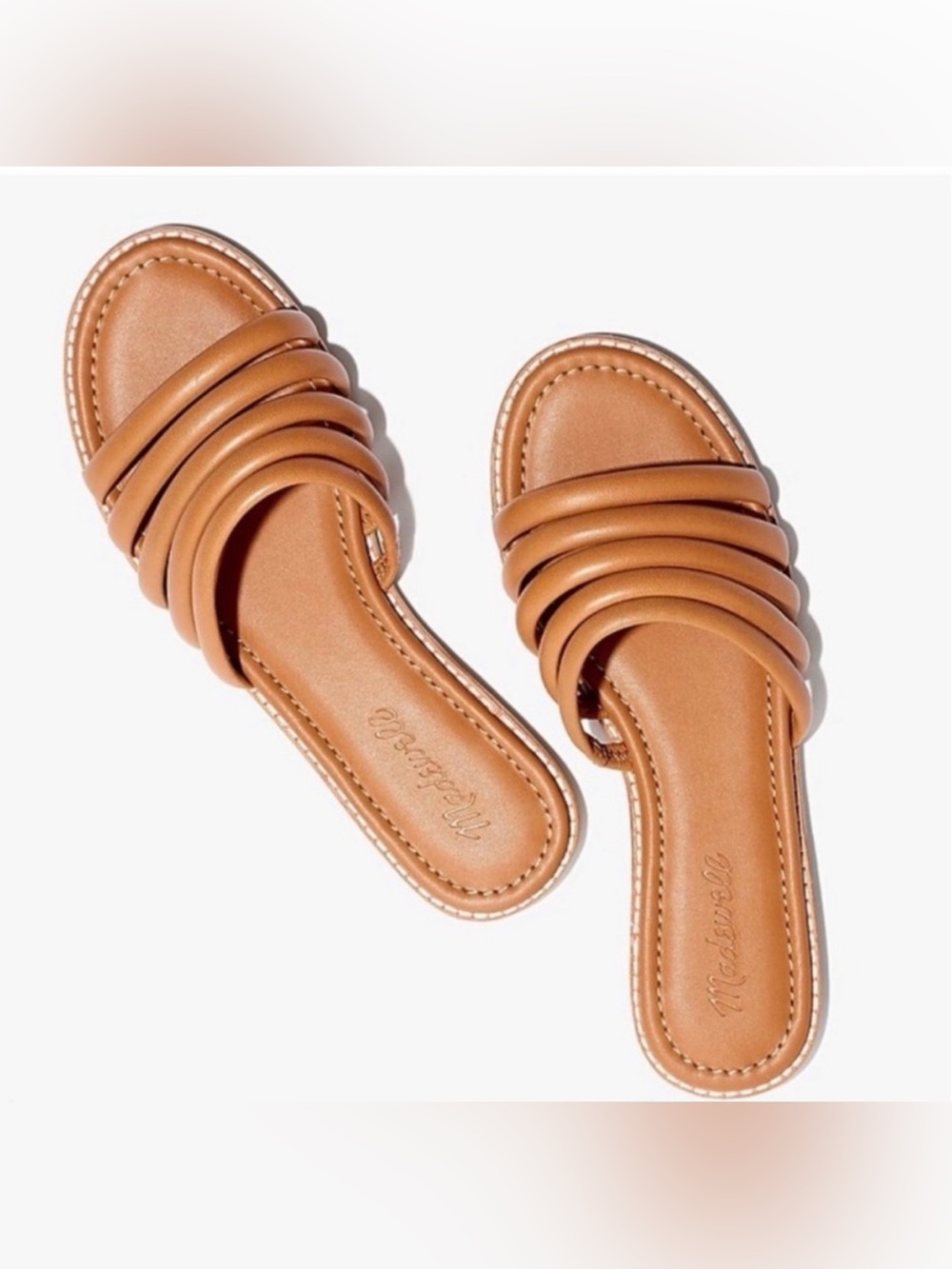 Madewell | EUC - The Addie Slide - Brown Leather - Size 7